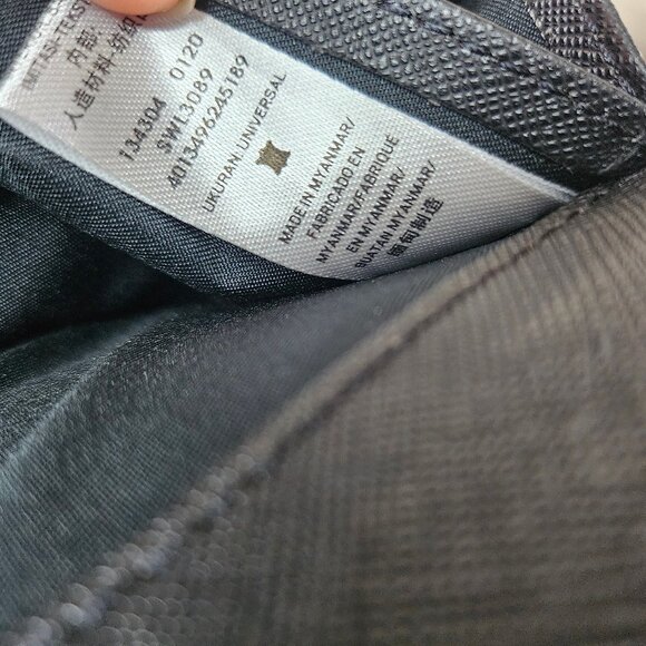 Fossil Black Pebbled Leather Long Wallet - Picture 5 of 9